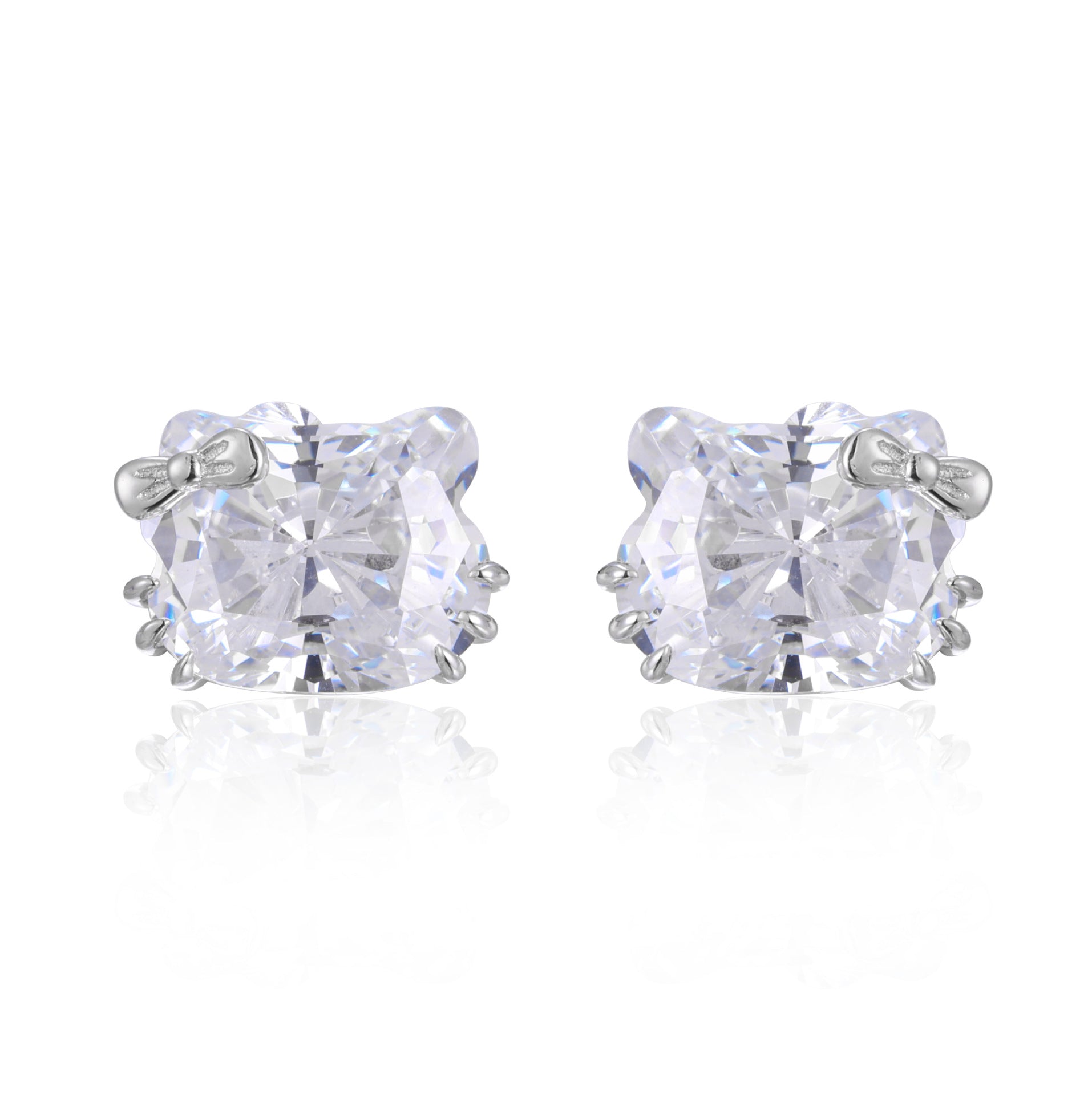 The Kitty Crystal Cat Jewelry Duo