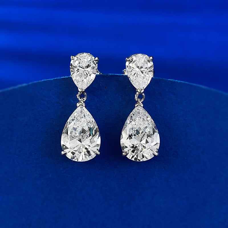 The Aveline Pear-Drop Stud Earrings