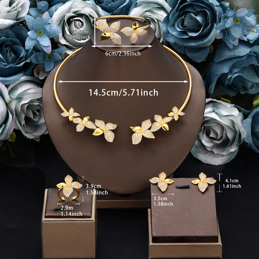 The Mariposa Gold Butterfly Jewelry Set
