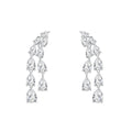 The Vivienne Pear-Drop Chandelier Earrings