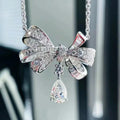 The Colette Bow Drop Necklace