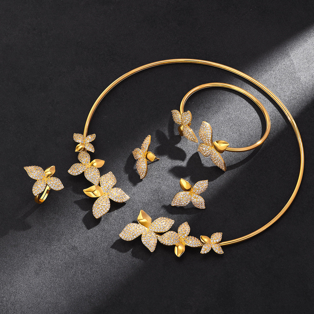 The Mariposa Gold Butterfly Jewelry Set