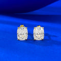 The Odette Cushion-Cut Crystal Stud Earrings