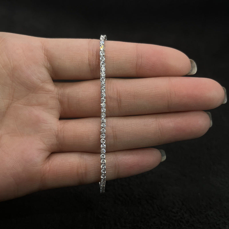 The Riviera Custom Moissanite Tennis Bracelet