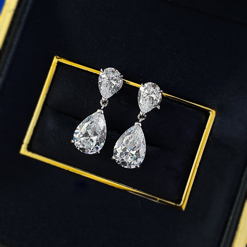 The Aveline Pear-Drop Stud Earrings