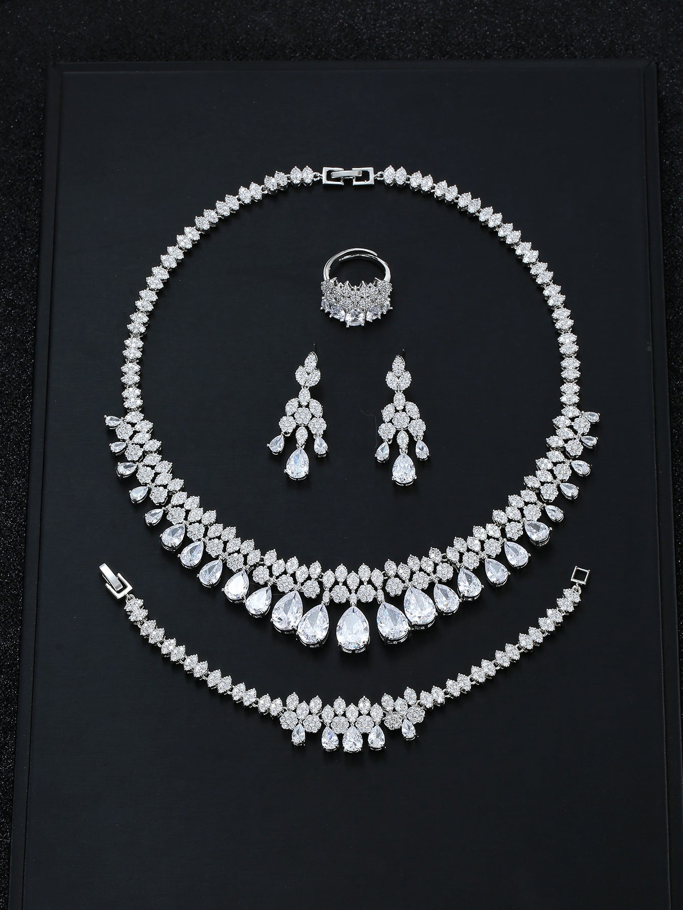 The Viviana Crystal Bridal Jewelry Set