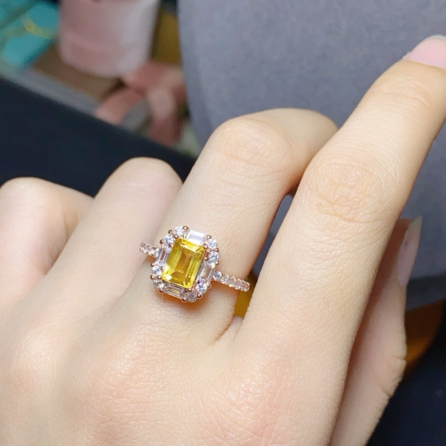 The Estella Natural Citrine Jewelry Suite