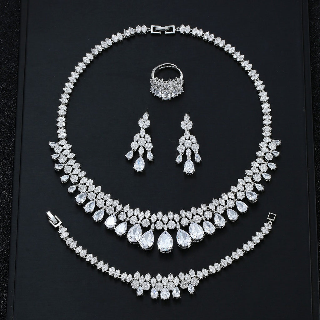 The Viviana Crystal Bridal Jewelry Set