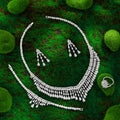 The Alexandra Double-Row Crystal Jewelry Set