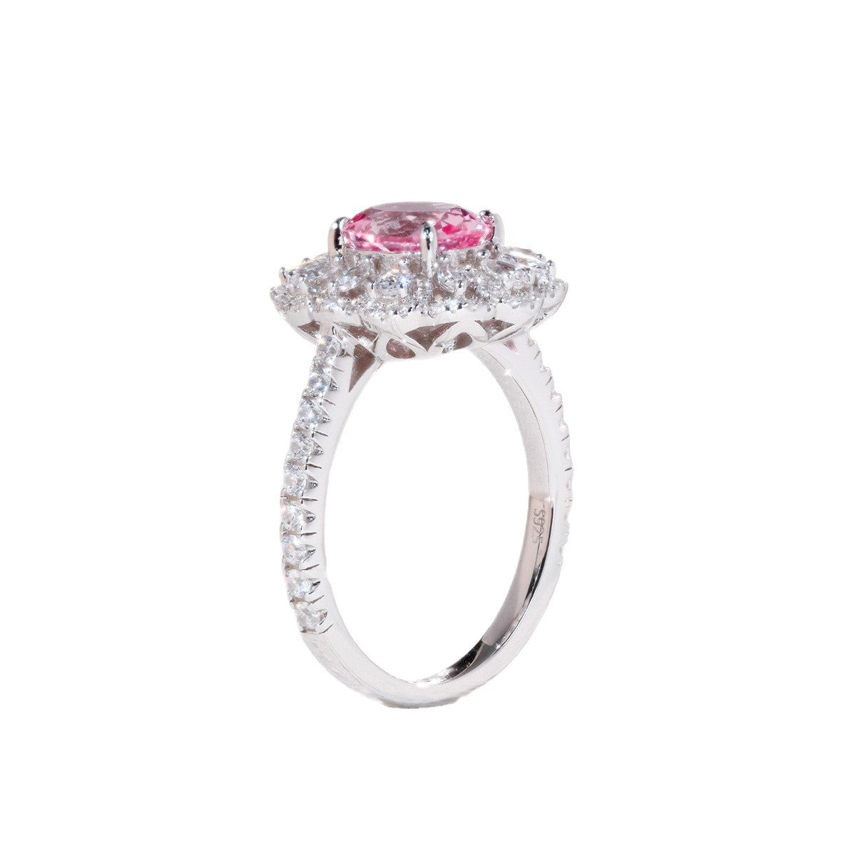 The Amelie Morganite Pink Jewelry Suite