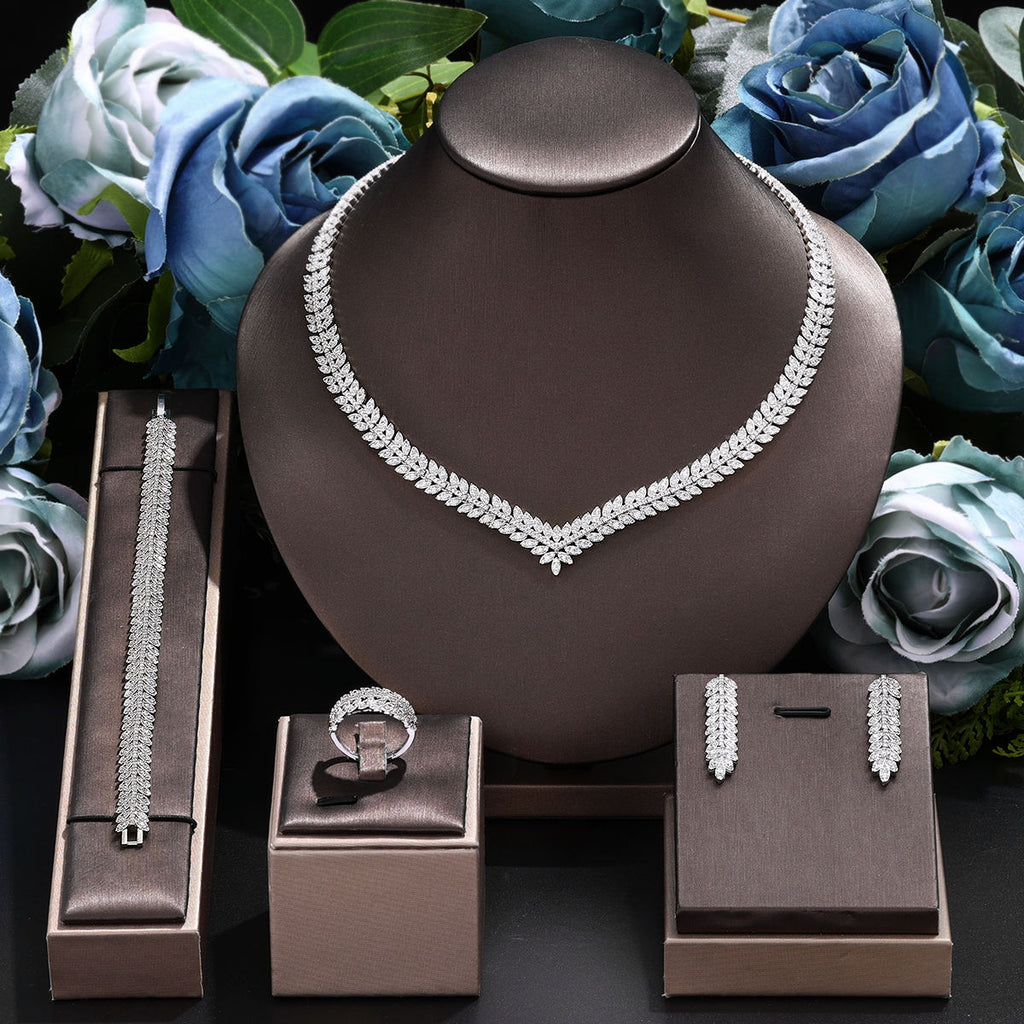 The Camille Classic Crystal Bridal Jewelry Set