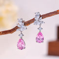 The Marielle Morganite Pear Drop Earrings