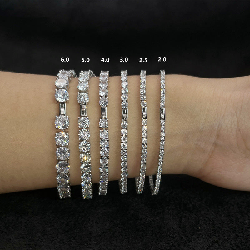 The Riviera Custom Moissanite Tennis Bracelet