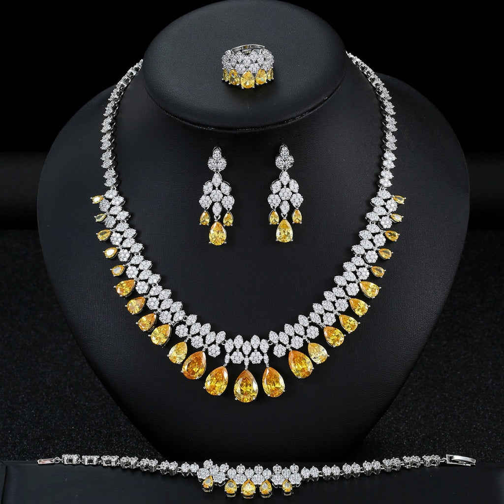 The Viviana Crystal Bridal Jewelry Set