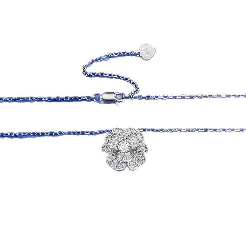 The Camille Camellia Flower Pendant Necklace