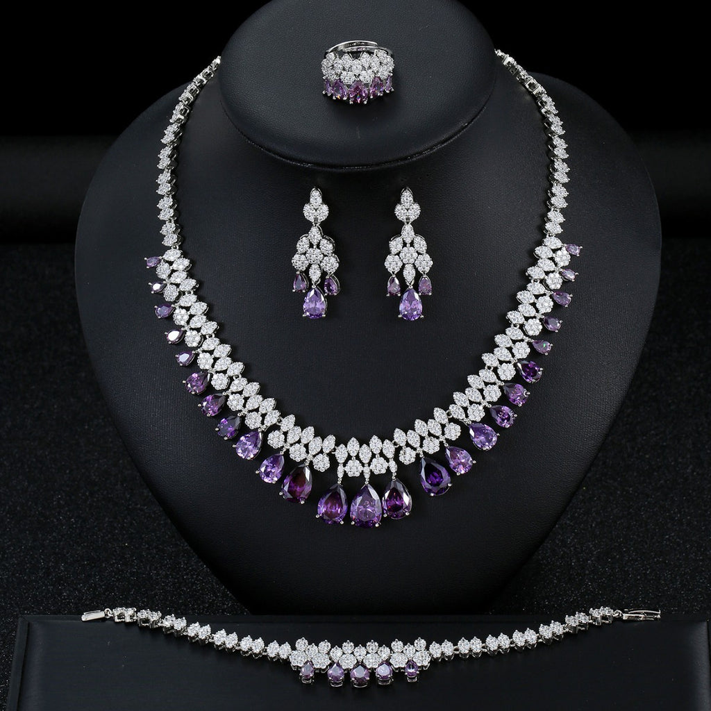 The Viviana Crystal Bridal Jewelry Set