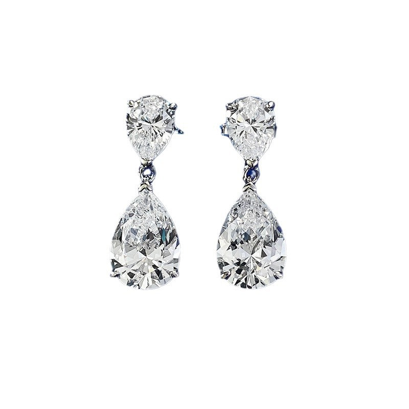 The Aveline Pear-Drop Stud Earrings