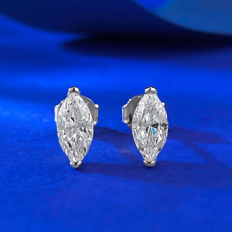 The Iris Marquise Mini Stud Earrings