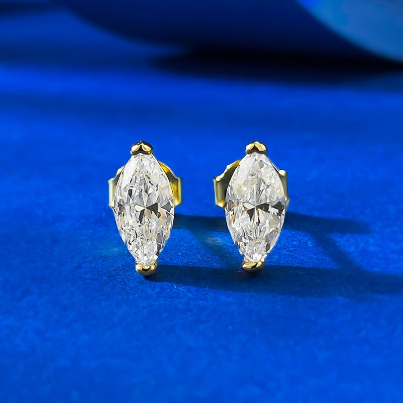 The Iris Marquise Mini Stud Earrings
