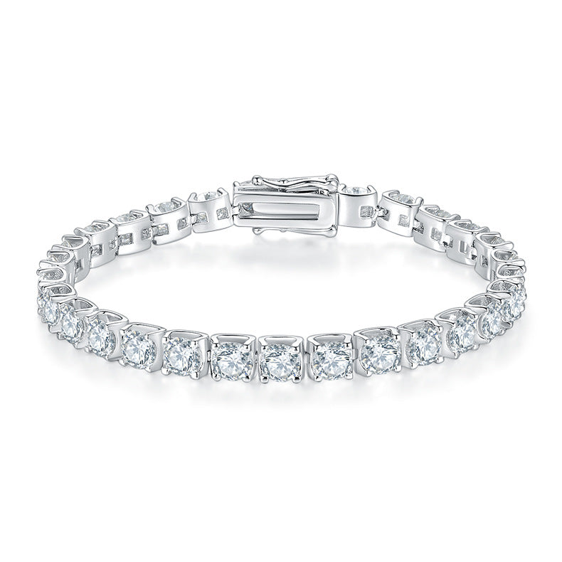 The Monaco 5mm Moissanite Tennis Chain