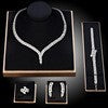 The Genevieve Y-Drop Bridal Jewelry Set