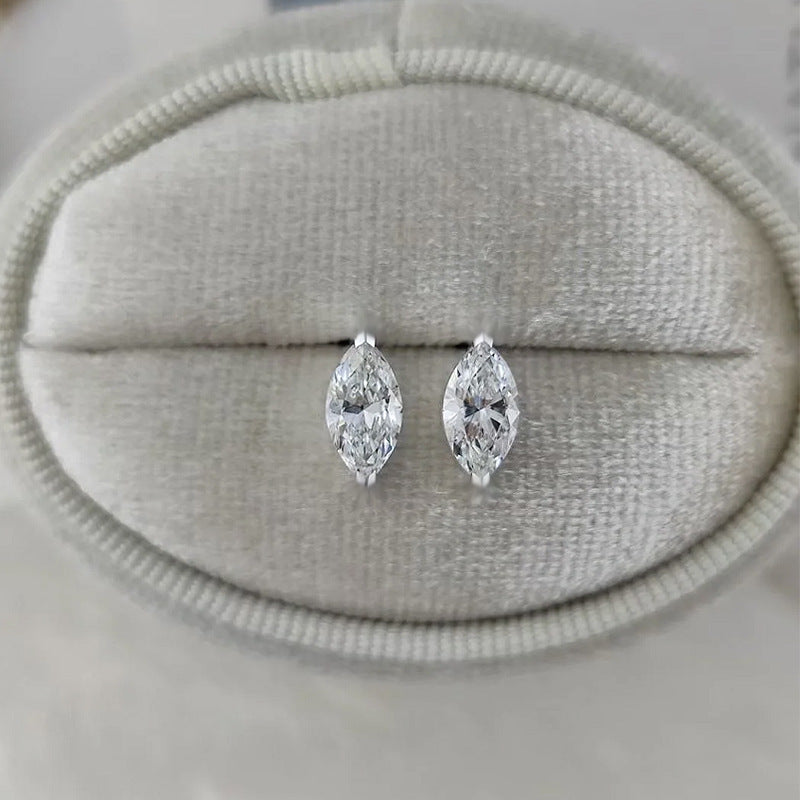 The Iris Marquise Mini Stud Earrings