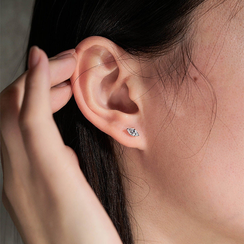 The Iris Marquise Mini Stud Earrings