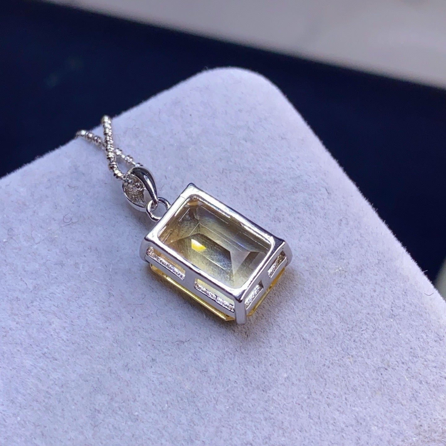 The Soleil Natural Citrine Statement Pendant