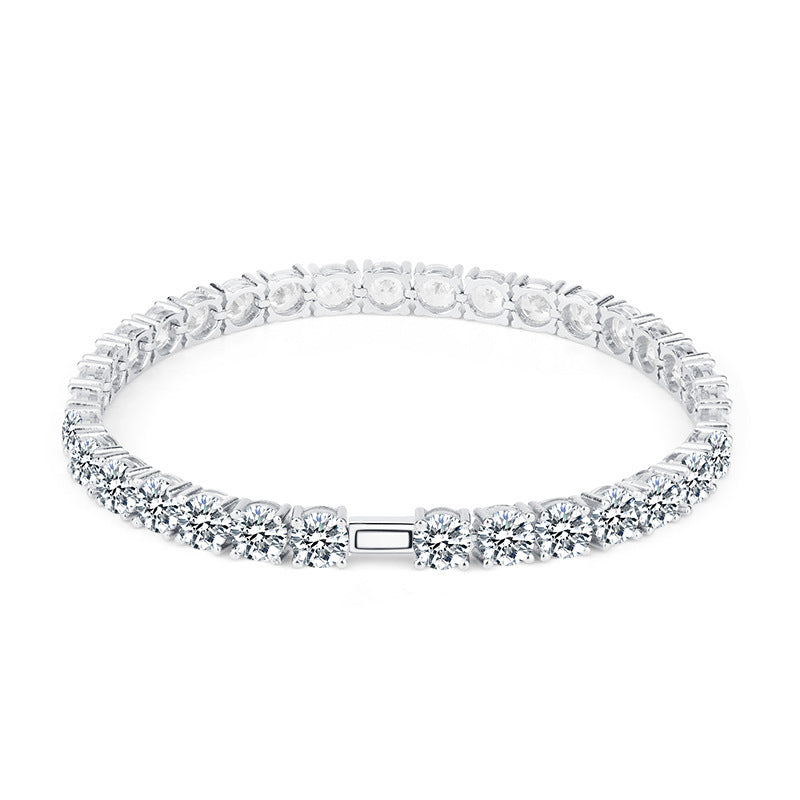 The Riviera Custom Moissanite Tennis Bracelet