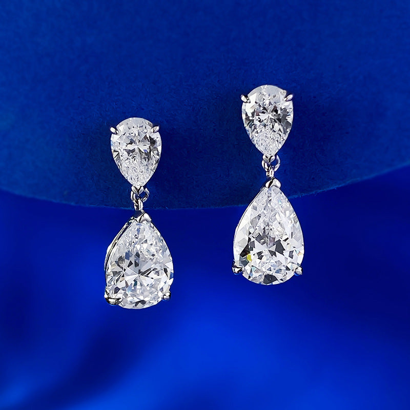 The Aveline Pear-Drop Stud Earrings