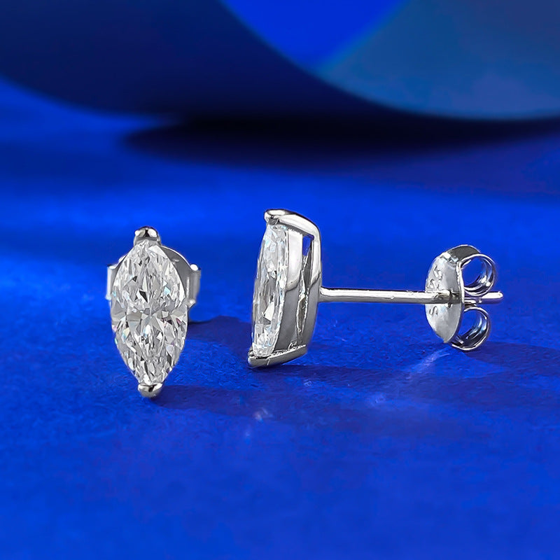 The Iris Marquise Mini Stud Earrings