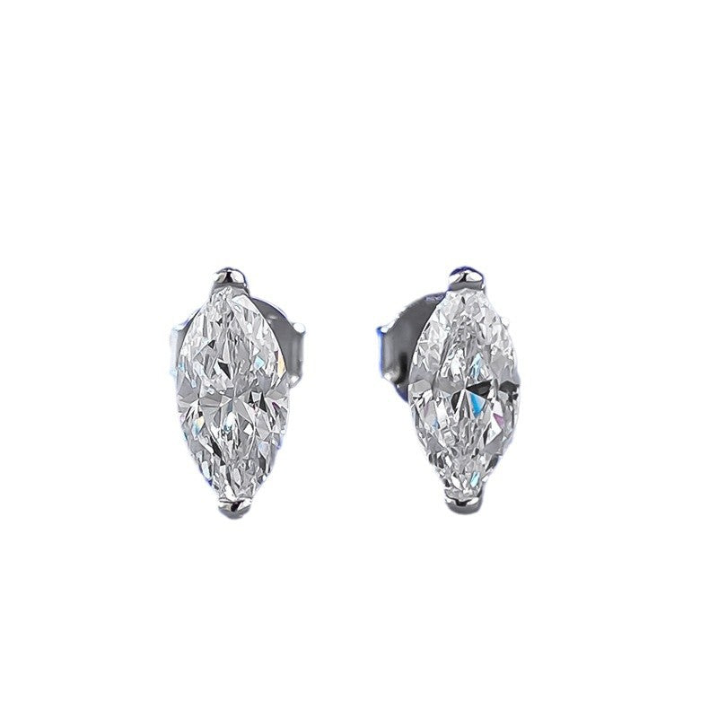 The Iris Marquise Mini Stud Earrings