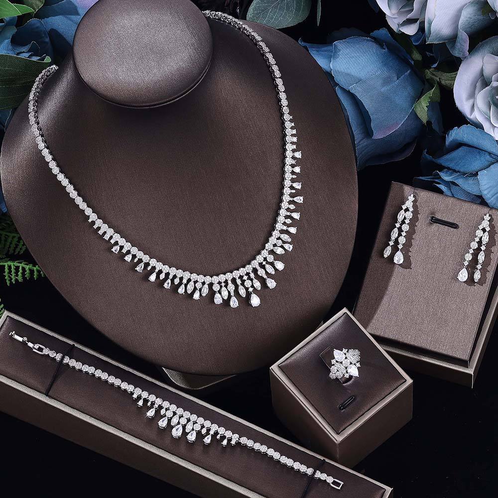 The Amelie Teardrop Fringe Jewelry Set