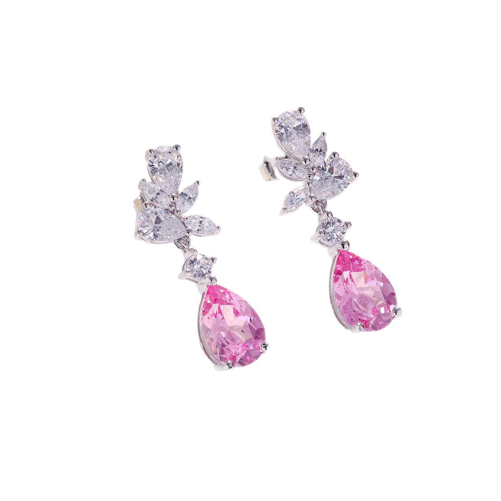 The Marielle Morganite Pear Drop Earrings