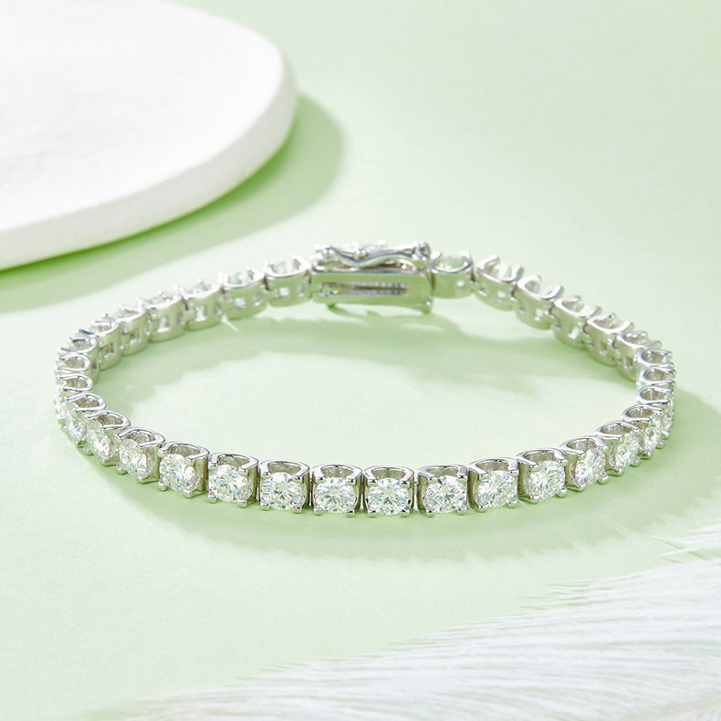 The Monaco 5mm Moissanite Tennis Chain