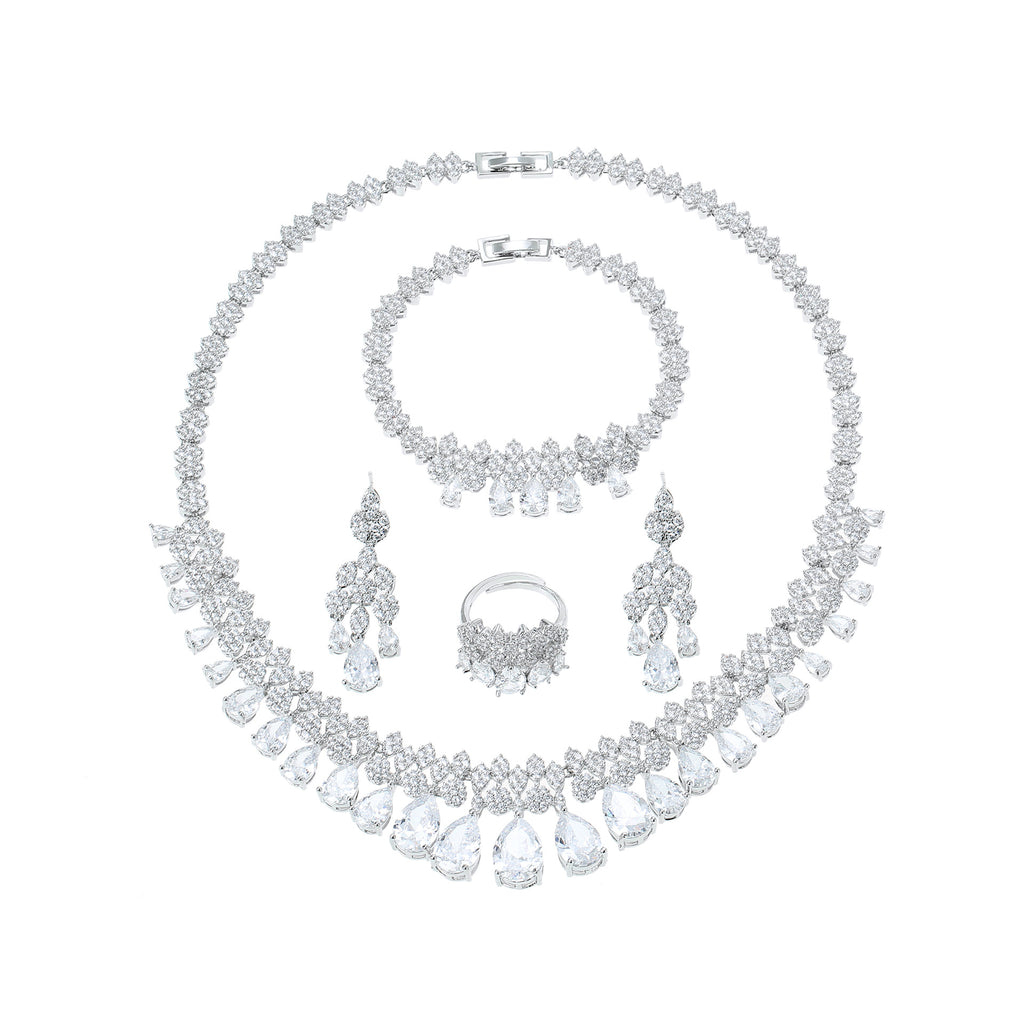 The Viviana Crystal Bridal Jewelry Set
