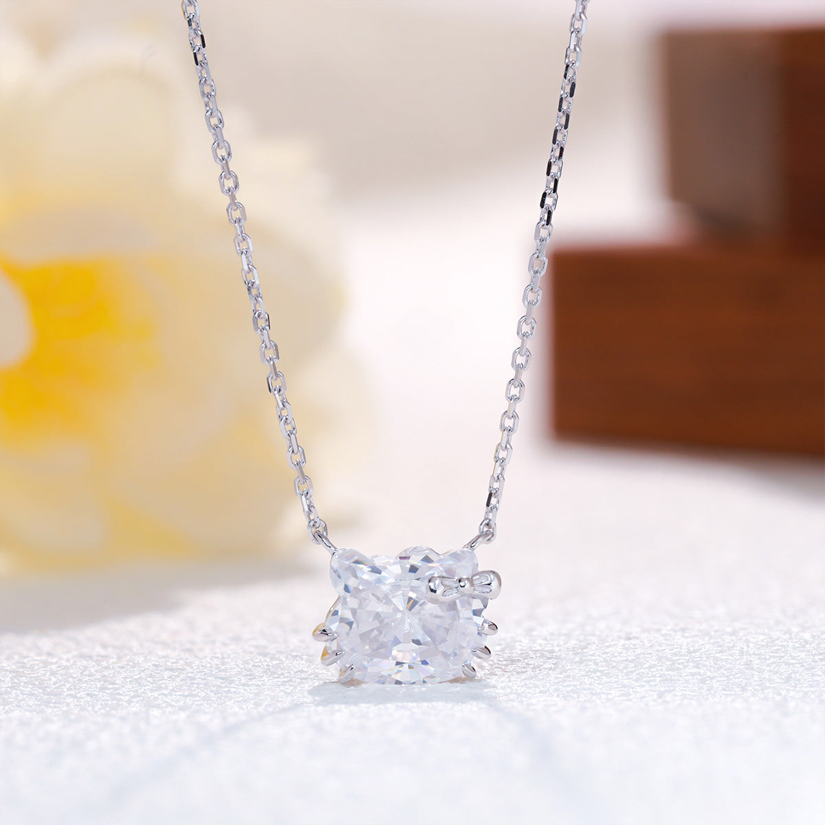 The Kitty Crystal Cat Jewelry Duo