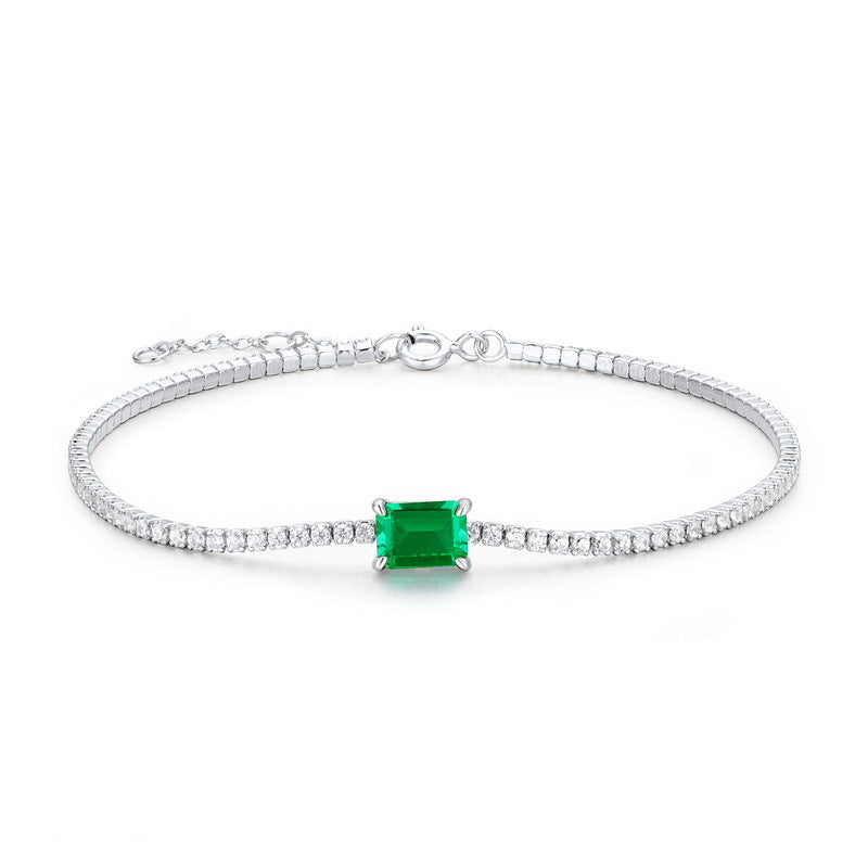 The Élan Emerald Tennis Bracelet